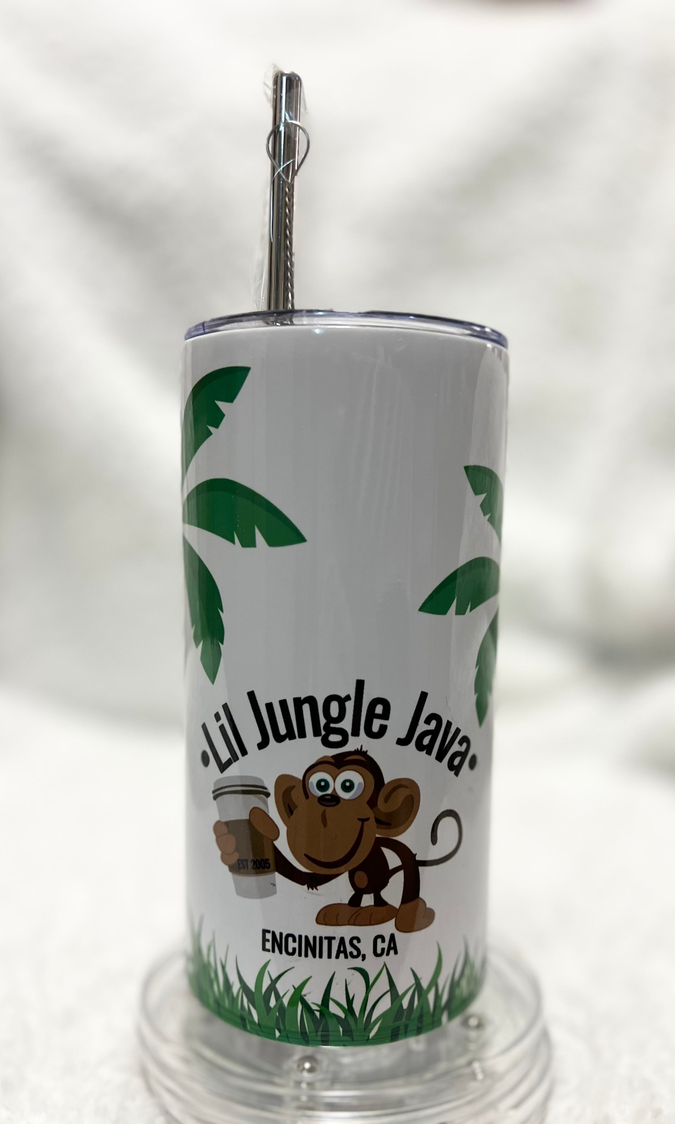 12oz Lil Jungle Java Monkey Travel Tumbler (Copy)