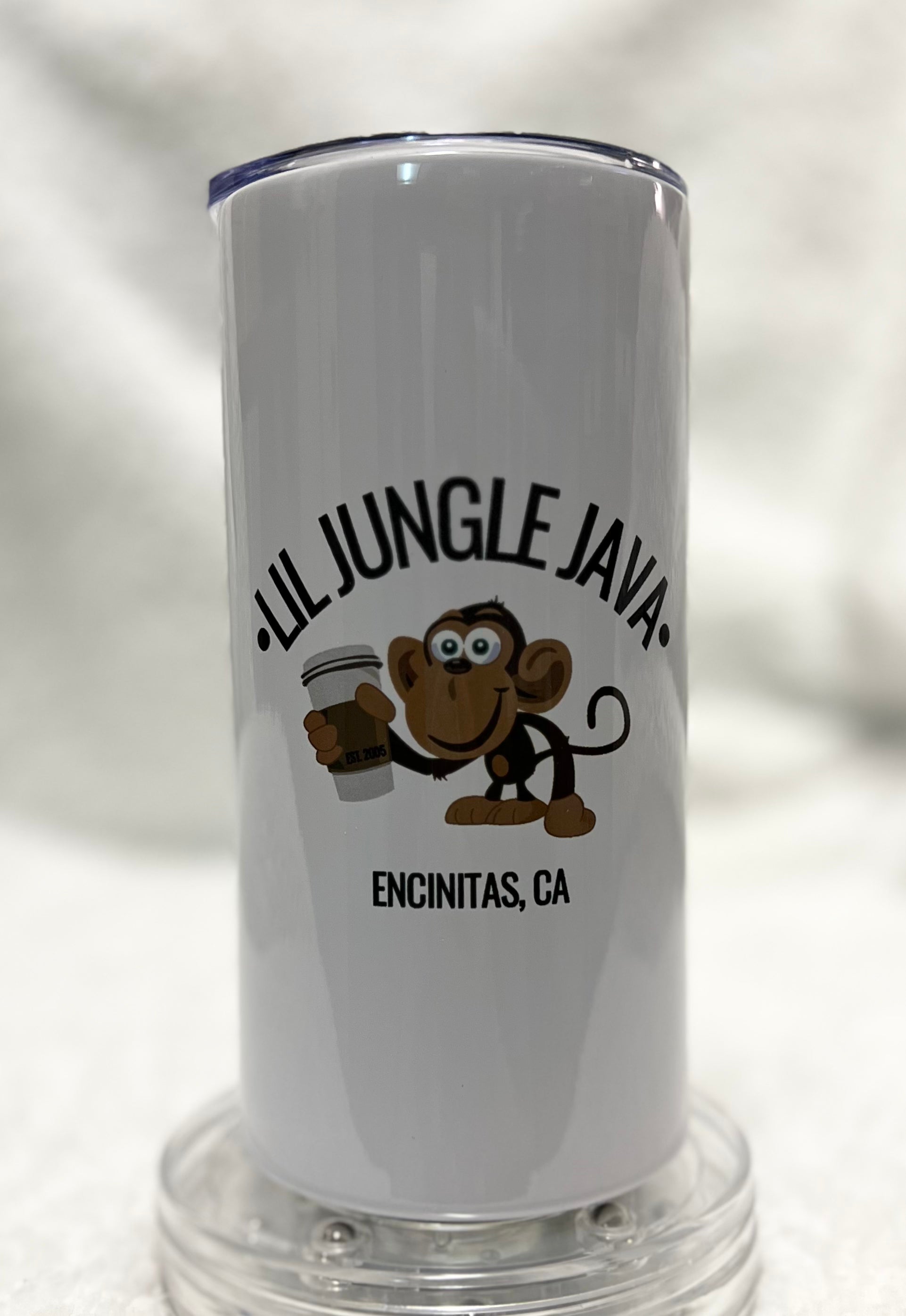 12oz Lil Jungle Java Monkey Travel Tumbler (Copy)