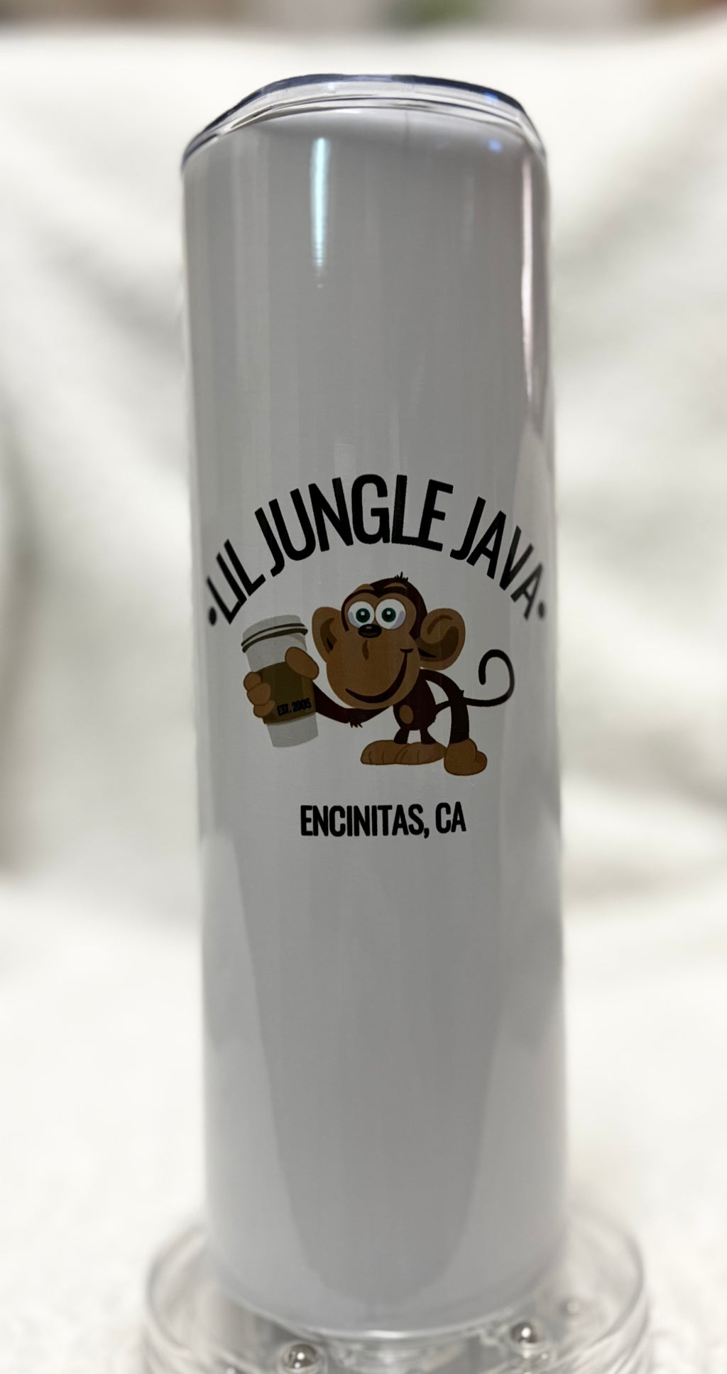 20oz Lil Jungle Java Monkey Travel Tumbler