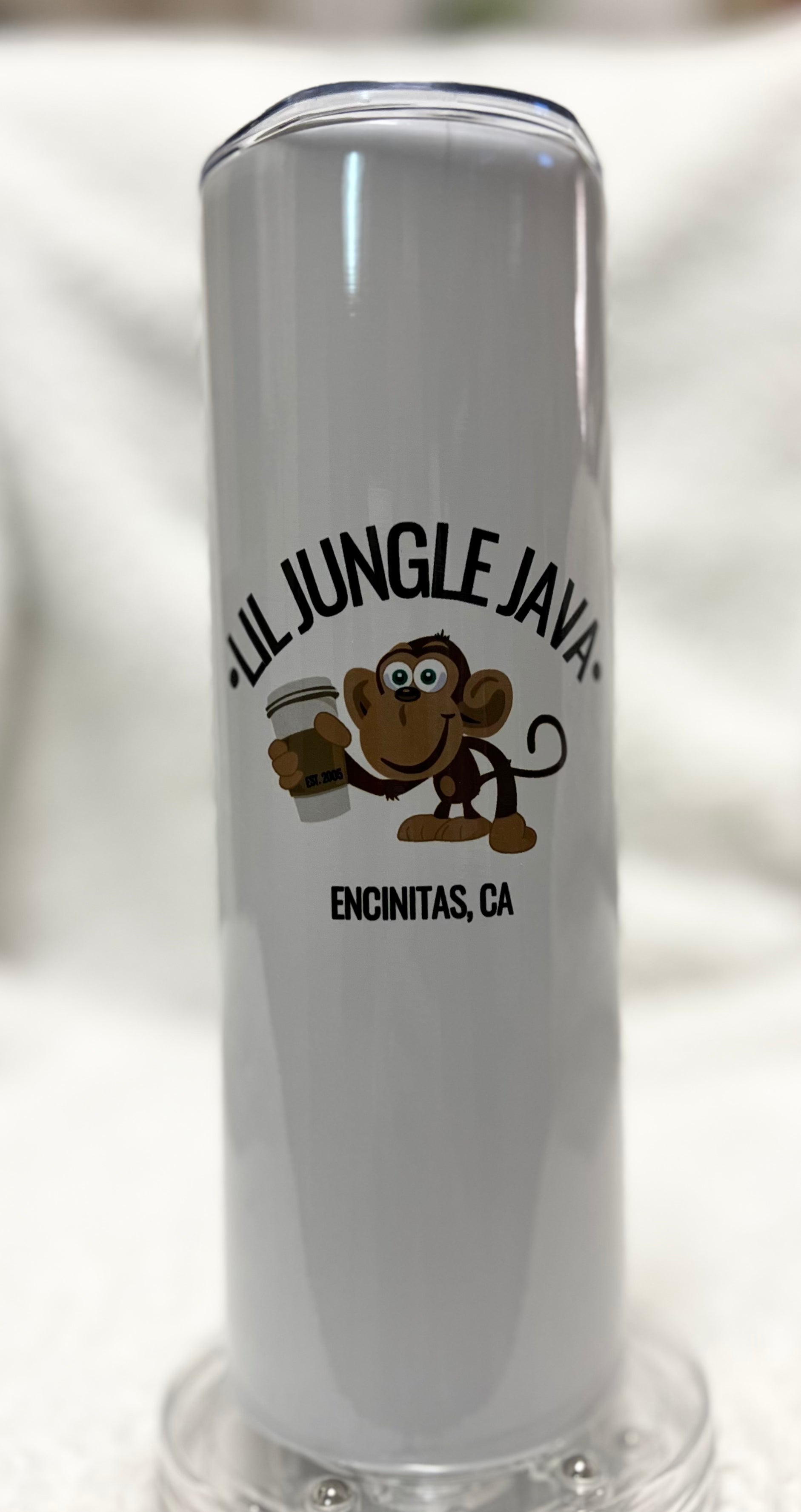 20oz Lil Jungle Java Monkey Travel Tumbler