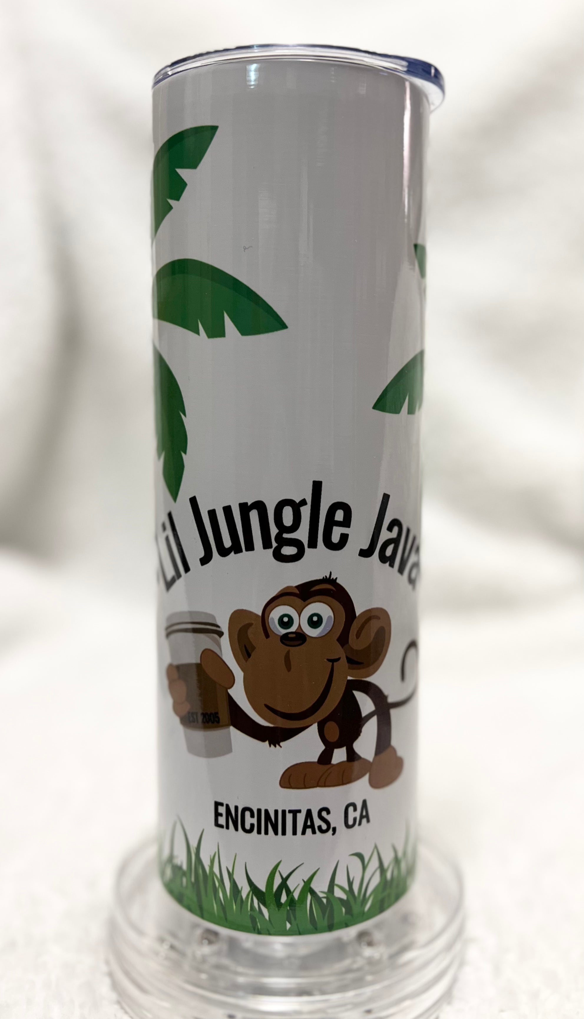 20oz Lil Jungle Java Monkey Travel Tumbler