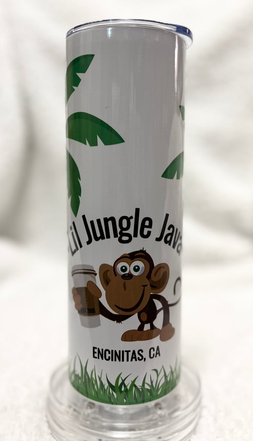 20oz Lil Jungle Java Monkey Travel Tumbler